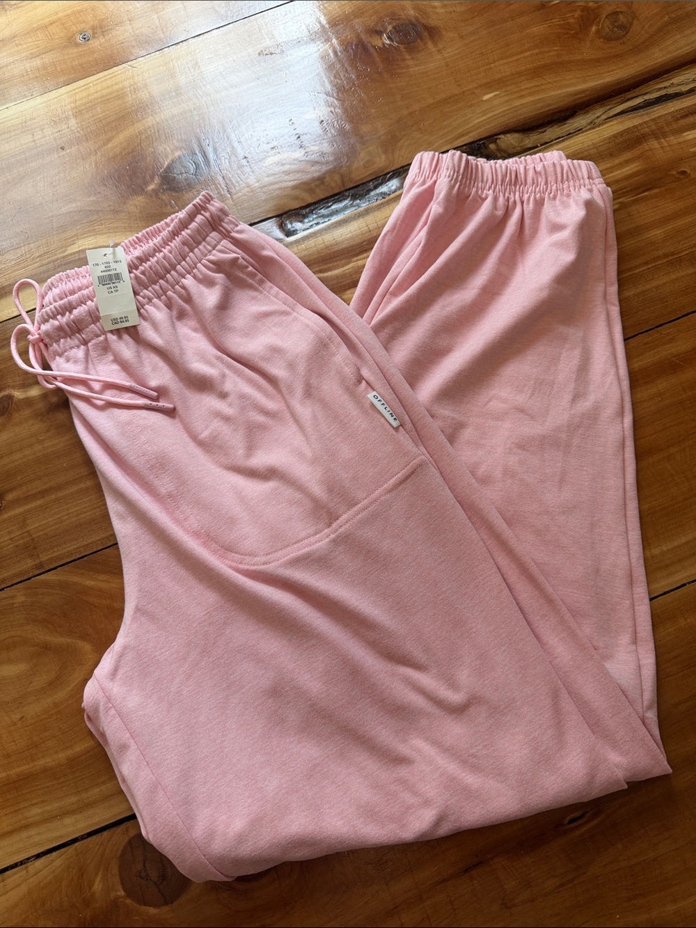 aerie Cozy Sweat Pants, NWT, Soft Pink, Size Small/Medium 🩷🩷🩷 - Picture 1 of 12